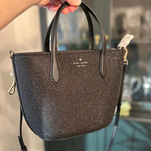 Kate Spade Glitter Small Satchel Crossbody Bag - Picture 10 of 10